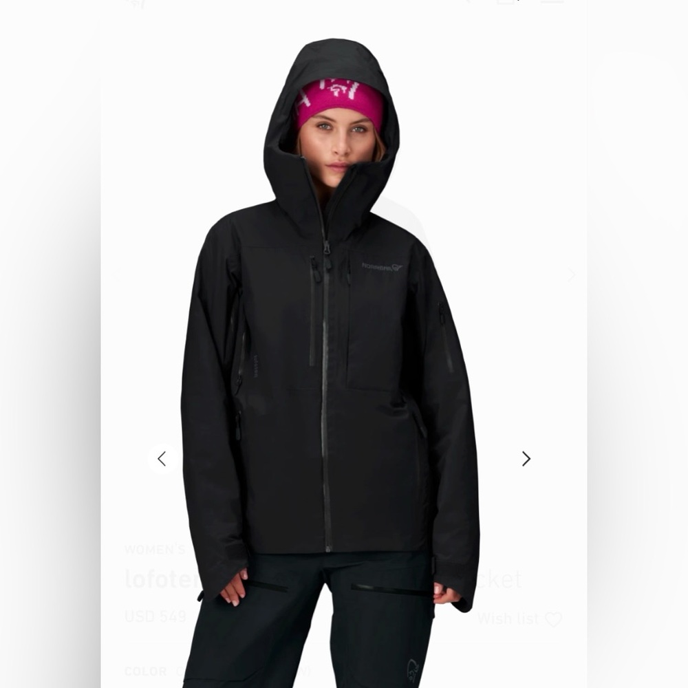 Norrøna lofoten  Gore-Tex Insulated Jacket (size small)
